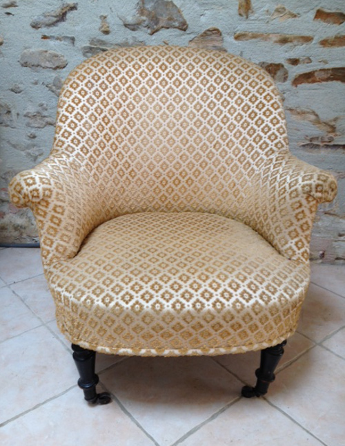 french antique nursing chair